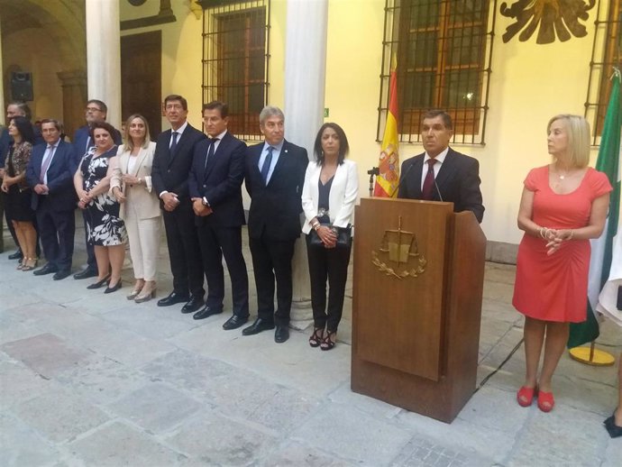 Acto de apertura del año judicial en Andalucía, en 2019