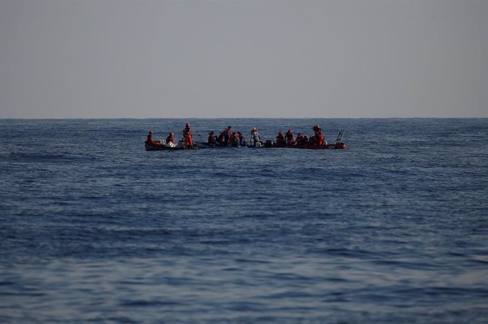 Rescate de migrantes en el Mediterráneo