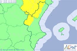 Predicción de este miércoles