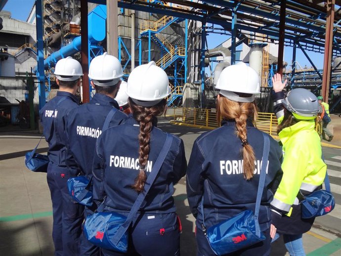 Formación en las instalaciones de Atlantic Copper en Huelva.