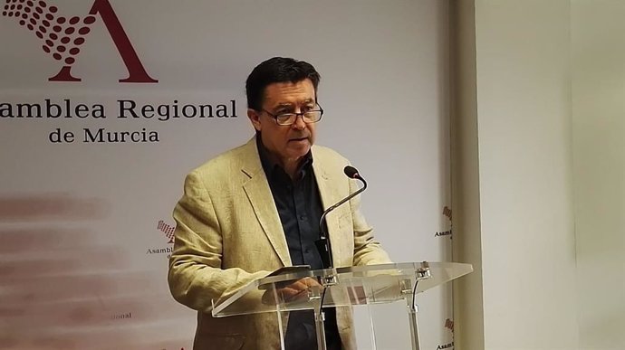 El portavoz del grupo parlamentario de Ciudadanos en la Asamblea Regional, Juan José Molina