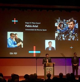 El catedrático de la UMU Pablo Artal recibe el prestigioso premio Edgar D. Tillyer