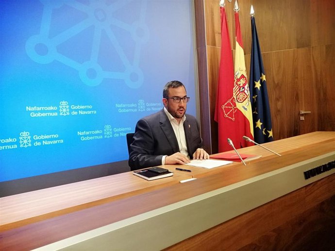 El portavoz del Gobierno de Navarra, Javier Remírez