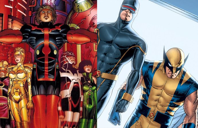 Eternos y X-Men de Marvel