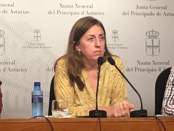 La portavoz de Podemos en la Junta General, Lorena Gil