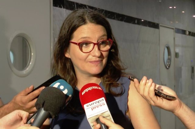 La vicepresidenta del Consell y representante de Compromís, Mónica Oltra. 