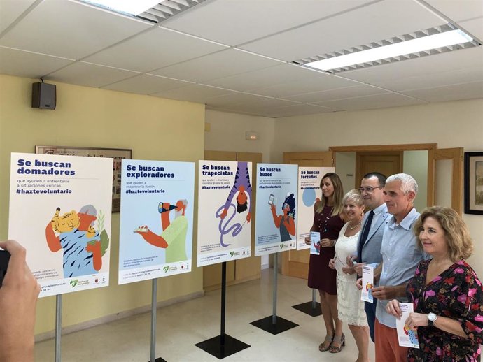 Pilar Torres, María Guerrero, José López Mellado, Antonio Rubio e Inés Paredes presentan la nueva campaña Teléfono Esperanza