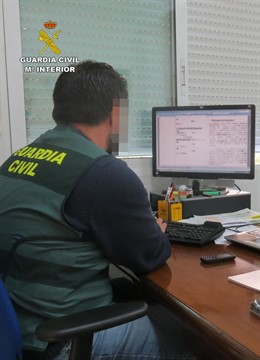 Agente Guardia Civil foto de archivo