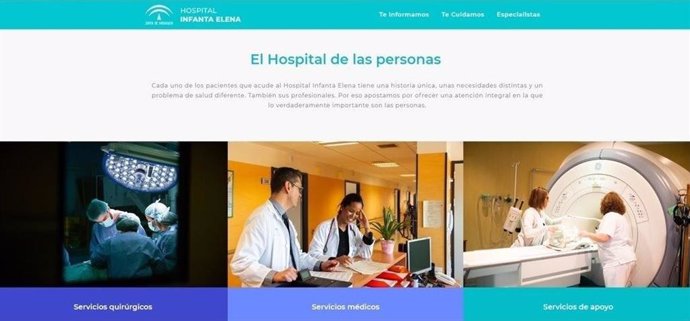 Imagen de la web del hospital Infanta Elena de Huelva.
