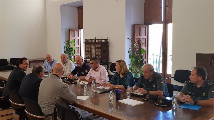 Reunión de Fepeval con cargos de la Policía, la Guardia Civil y la Delegación del Gobierno en la Comunitat Valenciana