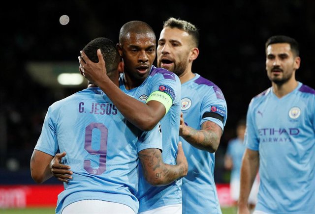 El Manchester City celebra su victoria en la jornada inaugural de la Champions League
