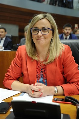 Blanca Martín, en la sesión constitutiva de la Asamblea este martes