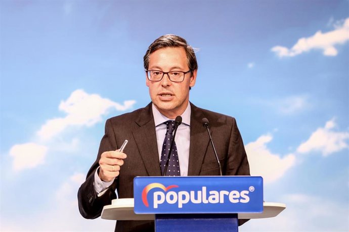 Imagend e archivo del portavoz del PP en la Asamblea de Madrid, Alfonso Serrano. 