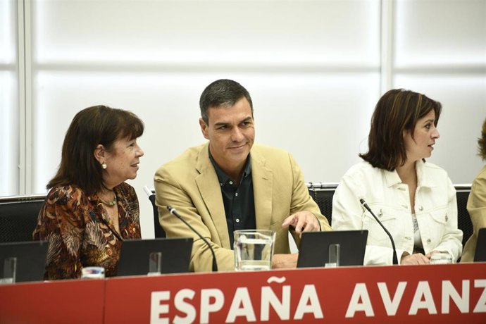 REUNIÓN DE LA COMISIÓN DE LA EJECUTIVA FEDERAL DEL PSOE EN SU SEDE EN FERRAZ TRA
