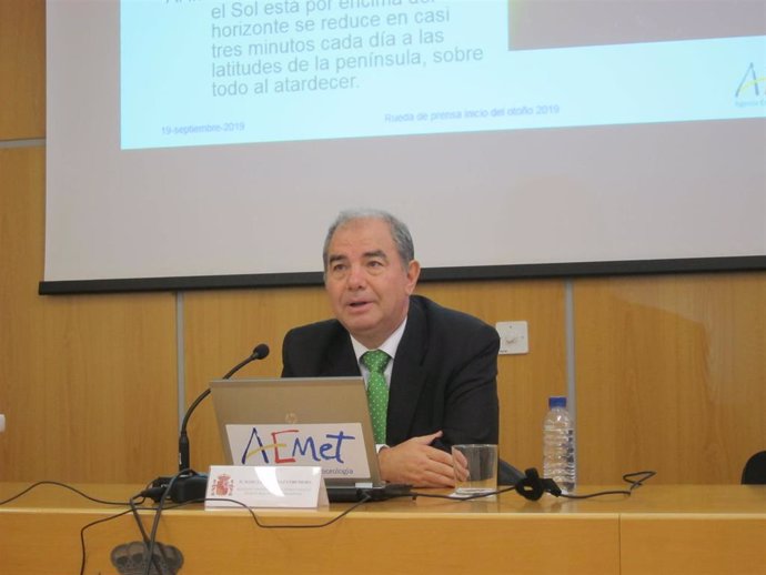 Delegado de la Aemet en Extremadura, Marcelino Núñez