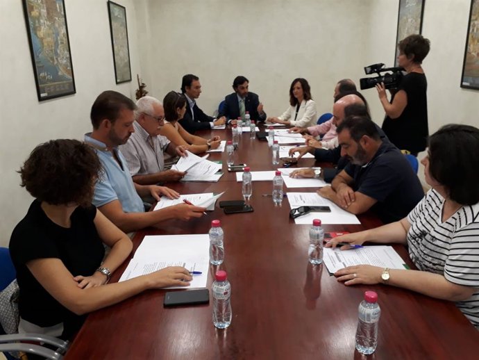 Reunión de la Comisión Provincial de Prevención de Riesgos Laborales.