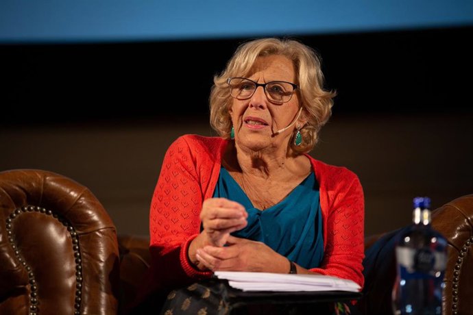 La ex alcaldesa de Madrid, Manuela Carmena durante su intervención, en la inauguración del XIX Foro Acave, en Barcelona (España), a 19 de septiembre de 2019.