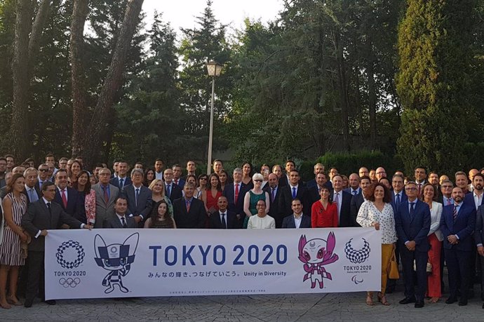 Recepción en la Embajada de Japón a los deportistas olímpicos y paralímpicos para Tokyo 2020