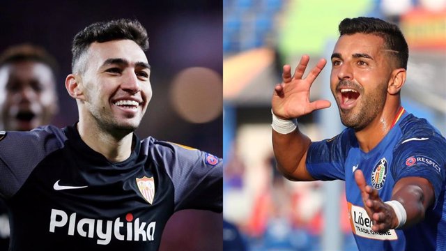 Munir y Ángel, autores de los goles de Sevilla y Getafe en el debut en Liga Europa