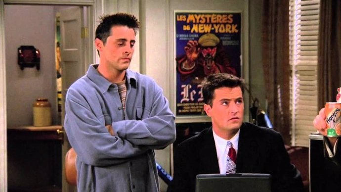 Joey y Chandler en Friends