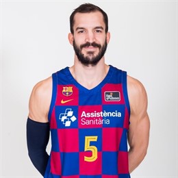 El jugador del Bara de baloncesto Pau Ribas