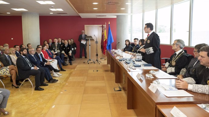 Miguel Pasqual del Riquelme en su discurso en apertura Año Judicial 