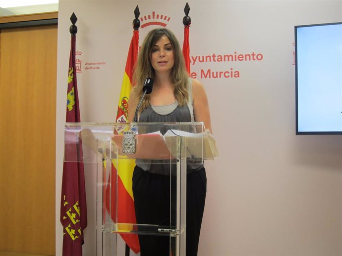 La portavoz del Ayuntamiento de Murcia, Rebeca Pérez