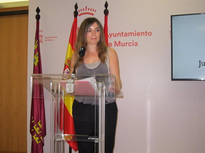 La portavoz del Gobierno en el Ayuntamiento de Murcia, Rebeca Pérez