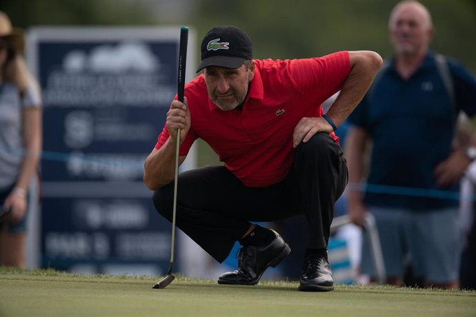 El golfista español José María Olazabal, en Valderrama.