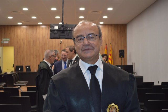 El presidente del Tribunal Superior de Justicia de Catalunya (TSJC), Jesús María Barrientos