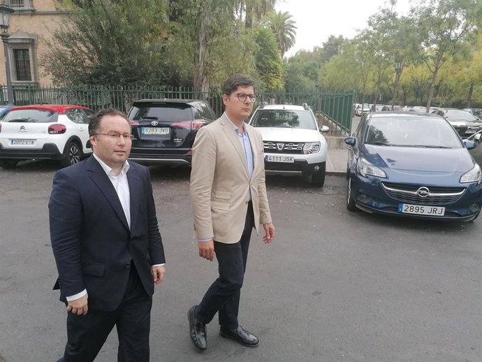 Alvaro Pimentel en el entorno del Casino de la Exposición