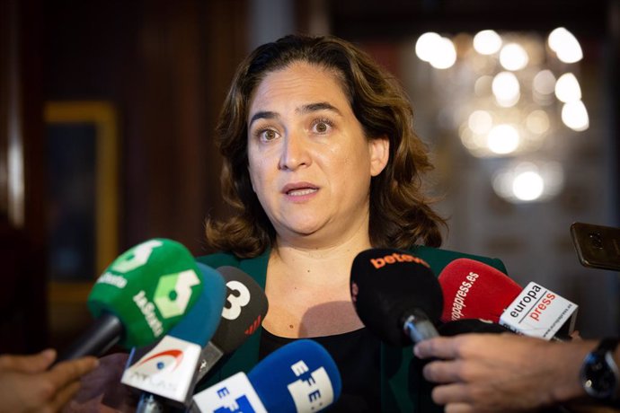 L'alcaldesa de Barcelona, Ada Colau, es pronuncia sobre les declaracions del dia anterior del presidente del Govern central en funciones, 20 de setembre del 2019.