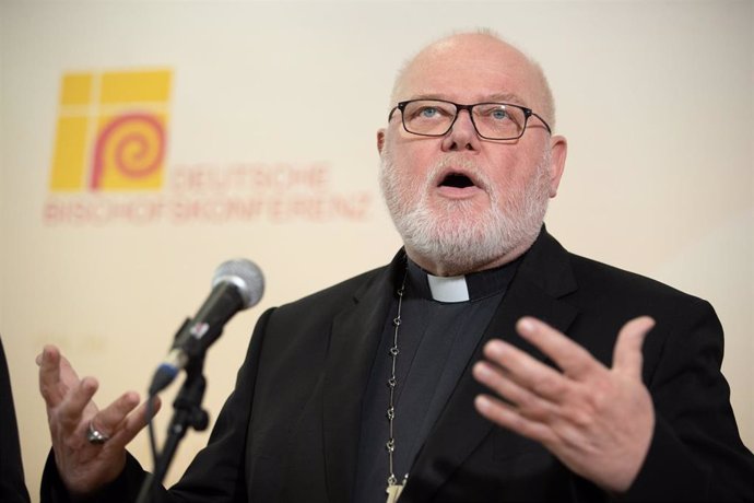 11 March 2019, Lower Saxony, Lingen: Chairman of the German Bishops' Conference, Cardinal Reinhard Marx, speaks at the opening of the spring assembly of the German bishops. Photo: Friso Gentsch/dpa