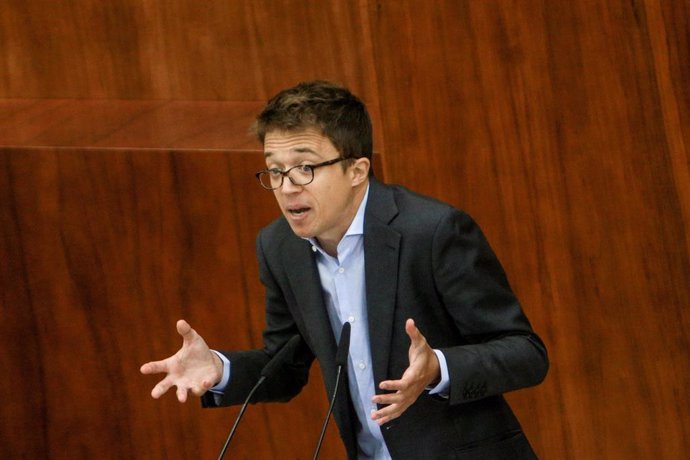 Imatge d'arxiu del portaveu de Més Madrid a l'Assemblea de Madrid, Íñigo Errejón.