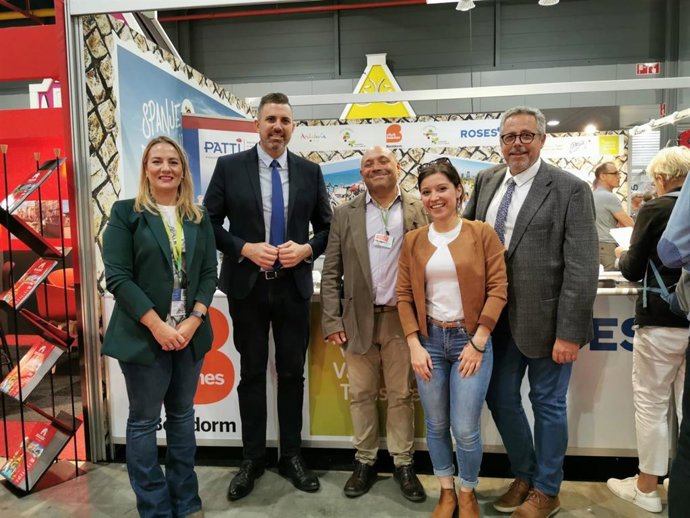 El diputado de Turismo de la Diputación, Jordi Mayor, en la Feria 50Plusbeurs de Utrecht