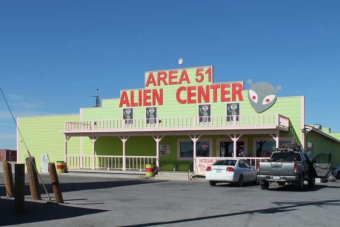 Alien Center en el desierto de Nevada (EEUU)