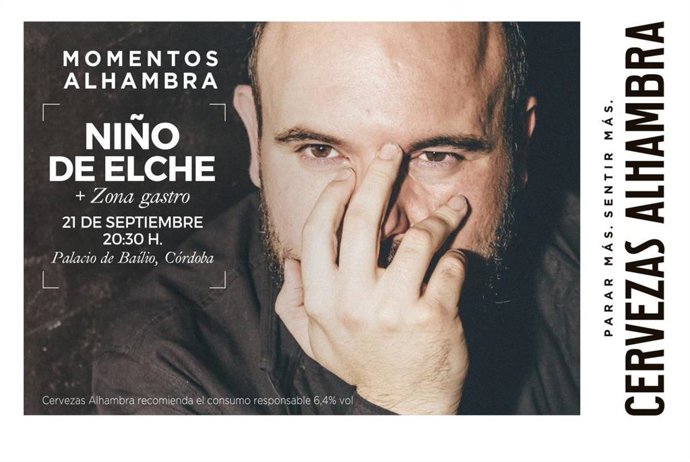 Cartel del concierto de Niño de Elche