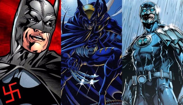 El Batman Nazi, Owlman o Dark Claw, algunas de las versiones de Batman