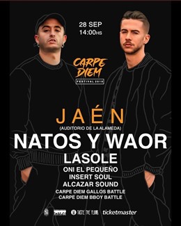 Natos y Waor actuarán en el XX Festival del Otoño de Jaén