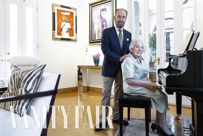 María Elena de Cárdenas y Luis de la Vega, en Vanity Fair