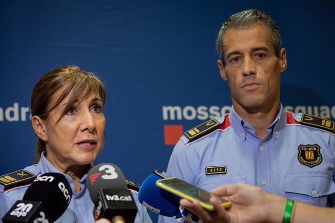 La comissria superior dels Mossos d'Esquadra, Cristina Manresa, i l'intendent Miquel Os.