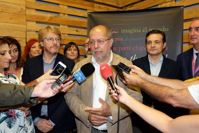 El vicepresidente de la Junta, Francisco Igea, durante el Hay Festival de Segovia.