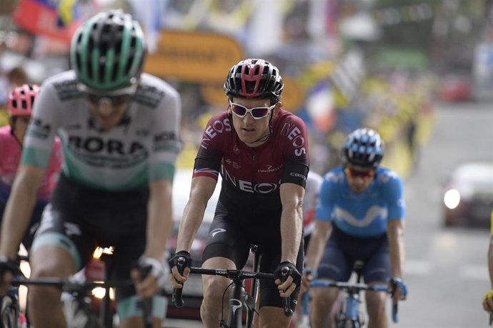 Geraint Thomas durante una etapa del Tour de Francia 2019
