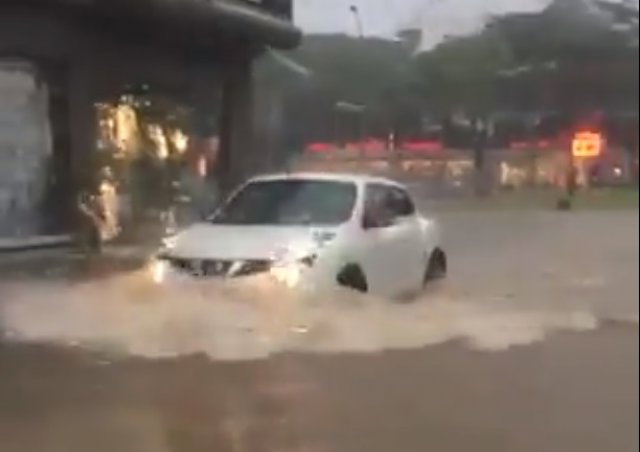 Inundaciones en Platja d'Aro, Girona