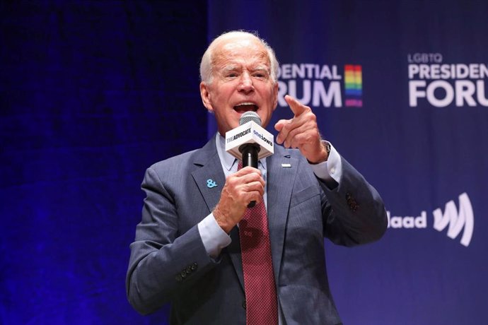 Joe Biden en Iowa, Estados Unidos