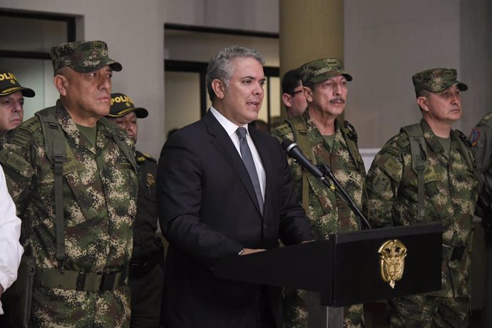 Colombia.- Duque denuncia el reclutamiento de niños en la frontera entre Colombi