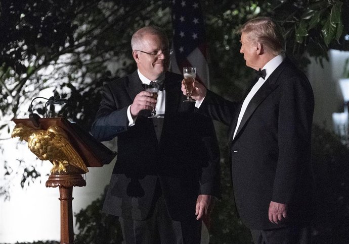 El primer ministro de Australia, Scott Morrison, y el presidente de Estados Unidos, Donald Trump