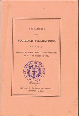 El Archivo Histórico Provincial conmemora los 150 años de la creación de la Sociedad Filarmónica de Málaga