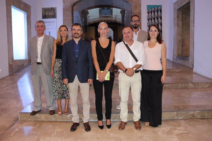 Representantes de Cs de Baleares en la Nit de l'Art, en Palma
