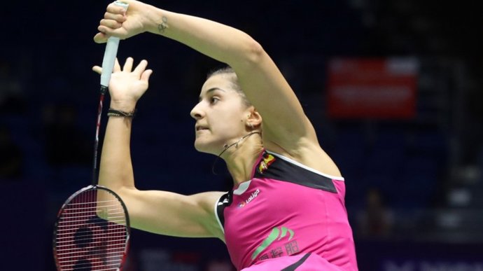 La jugadora española de bádminton Carolina Marín